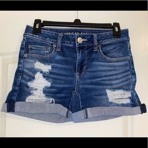 Ripped American Eagle Shorts